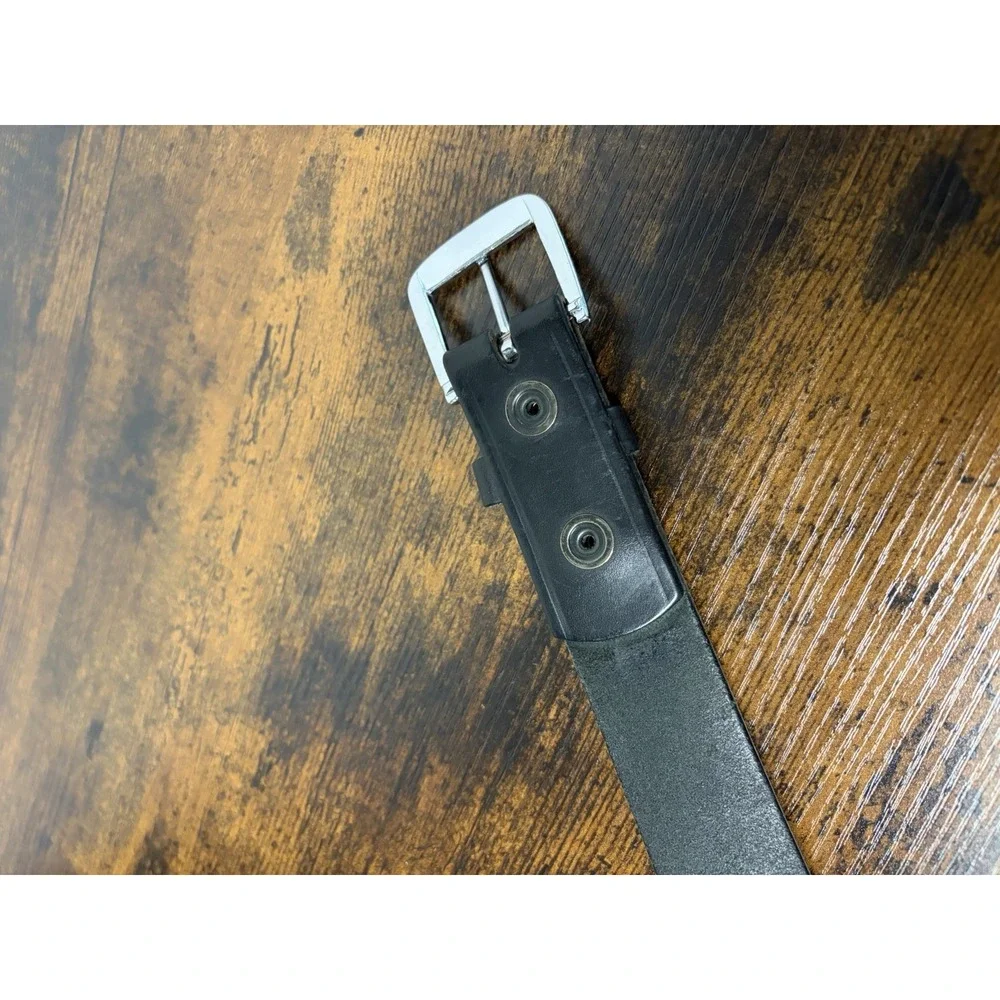 Boston Leather Off-Duty Belt 1.5 inch Wide Black  Size 36 USA Made Men's Belt